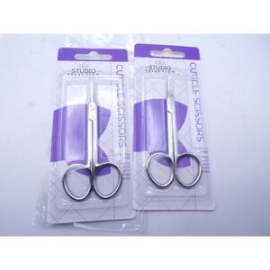 Studio Selection Cuticle Scissors Stainless‎ Steel Nail Care Tool Set of 2